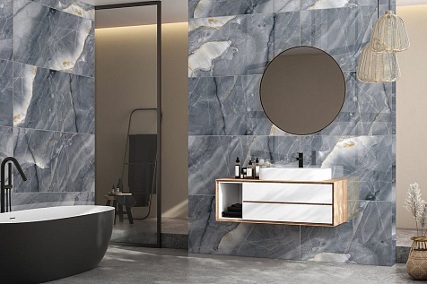Керамогранит Global Tile Aristocrat Темно-серый, 1200х600х9 мм, 2 шт. - 1.44 кв. м. GT1206015309PR купить в СОМ