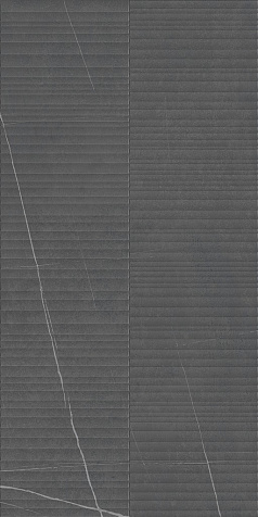 Керамогранит Global Tile Nylo  Черный линии, 1200х600х9 мм, 2 шт. - 1.44 кв. м. GT1206014965MR купить в СОМ