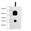 Раковина напольная Azario Comella AZ-314 480 х420 х830 мм, отдельностоящая купить в СОМ