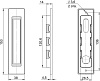 Ручка для раздвижных дверей SH.SLQ152.010 (Soft LINE SLQ-010) SSG сатин.золото купить в СОМ