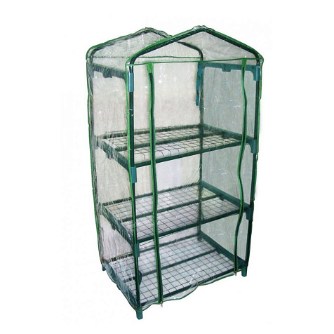 Парник для балкона  49х69х126см 3 полки разборный Урожайная сотка купить в СОМ