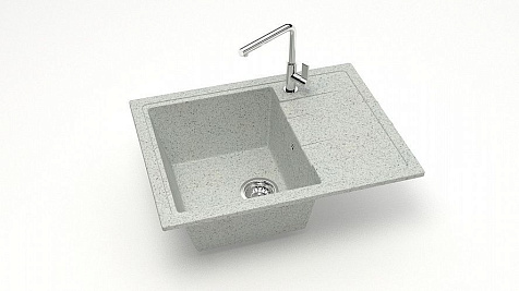 Мойка каменная Granit Bergge ZETT 150/Q10, светло-серый купить в СОМ