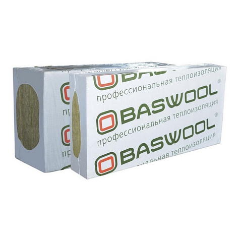 Плиты минераловатные теплоизоляционные Baswool Фасад-100, 1200х600х50х6пл купить в СОМ