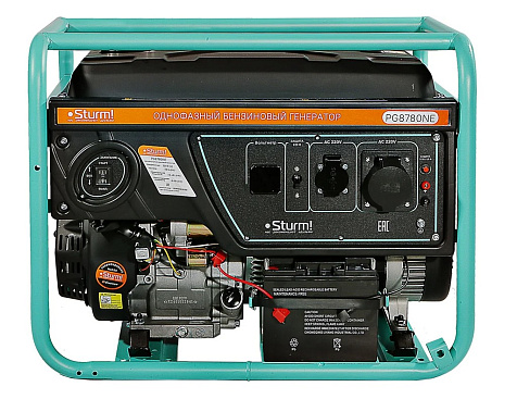 Генератор бензиновый STURM PG8780NE, 8000Вт купить в СОМ