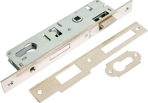 Корпус узкопрофильного замка с защелкой FUARO PROF153-30/85 (153-30/85) CP хром купить в СОМ